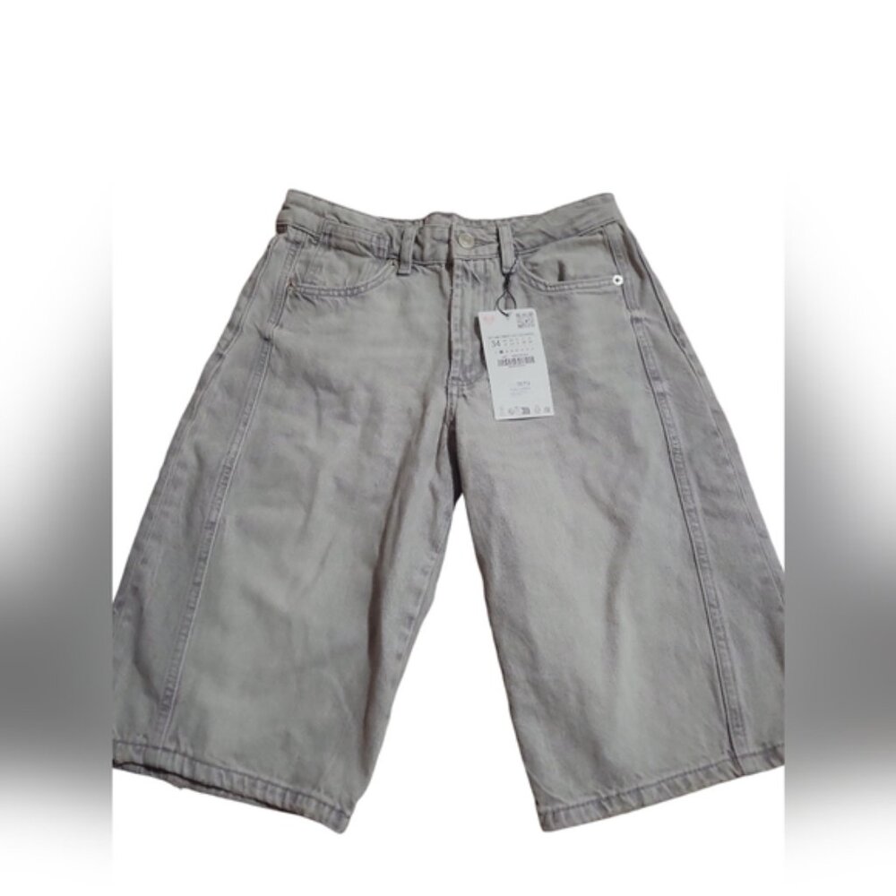 Zara faded  jean shorts